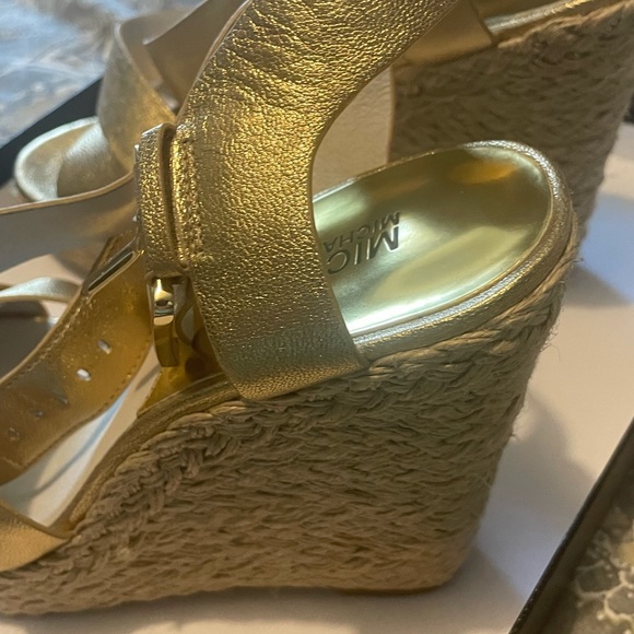 Michael Kors Gold Sandals - Picture 6 of 9